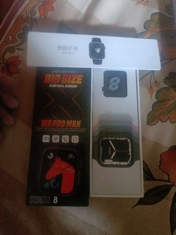 WS8 Max, Series 8 Smart Watch (Black)