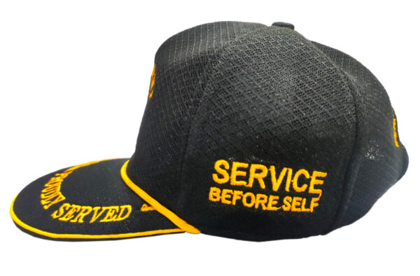 Proudly Served Baseball Cap for Veterans of Indian Armed Forces - Army, Navy, Air Force (Black, Army)