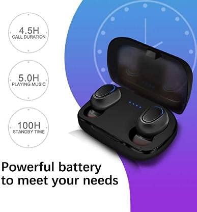 Noise Buds VS106 Truly Wireless in-Ear Earbuds with 50H Playtime, Quad Mic with ENC, Instacharge(10 min=200 min),Ultra-Low Latency(up to 40ms), 10mm Driver, and BT v5.3 (Jet Black)