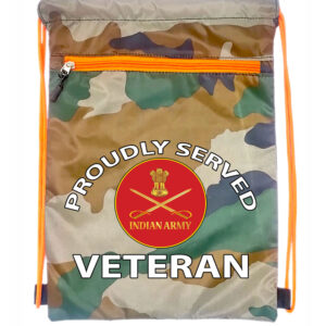 Trending Drawstring Bag for Indian Army Veterans (for Office, Travel, Gym)