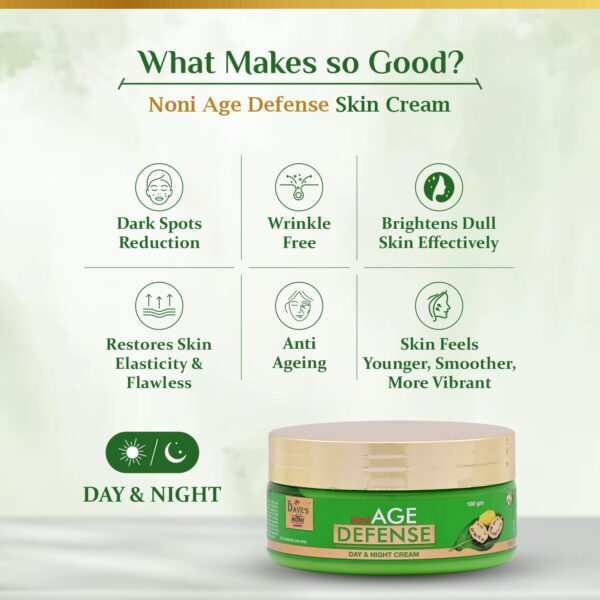 The Dave's Noni Age Defense Day & Night Skin Cream (200G(Pack of 2)