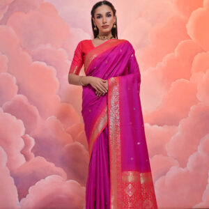 SOFT_SILK-101_WINE saree