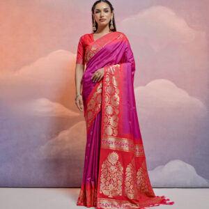 SOFT_SILK-104_WINE saree