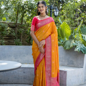 VAISHALI_TREE_YELLOW saree