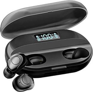 VEHOP T2 Bluetooth Earbuds TWS with Built-in Power Bank 1500mah, 150 hours of Playtime Bluetooth Headset (Black, True Wireless)