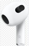 AirPods (3rd generation) Bluetooth Headset (White, True Wireless)