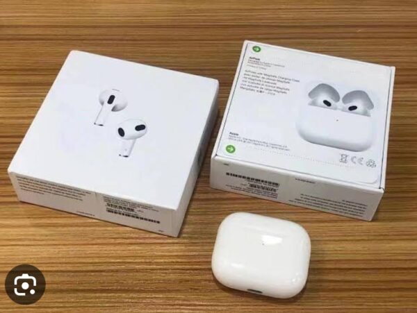 AirPods (3rd generation) Bluetooth Headset (White, True Wireless)