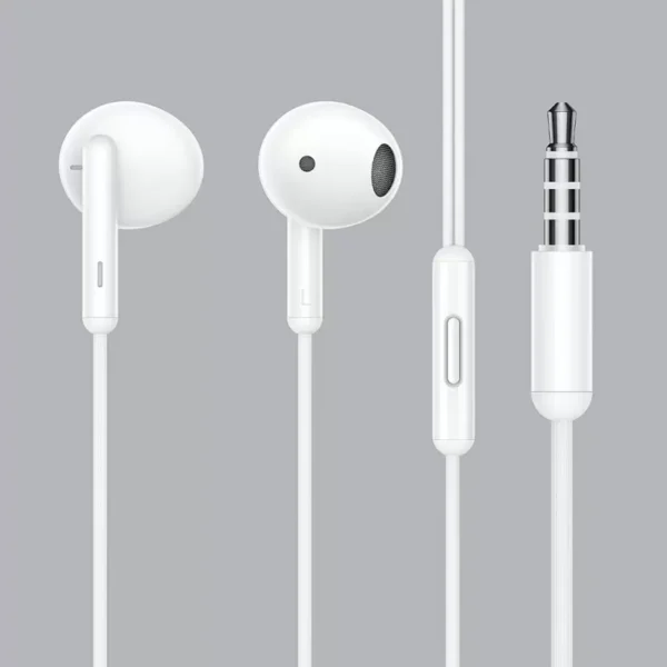 Realme Buds Classic RMA2001 WIRED Earphones with HD Micro white