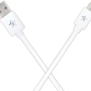 Flipkart SmartBuy-AMRPB1M01 2.4 A 1 m Micro USB Cable Black And White