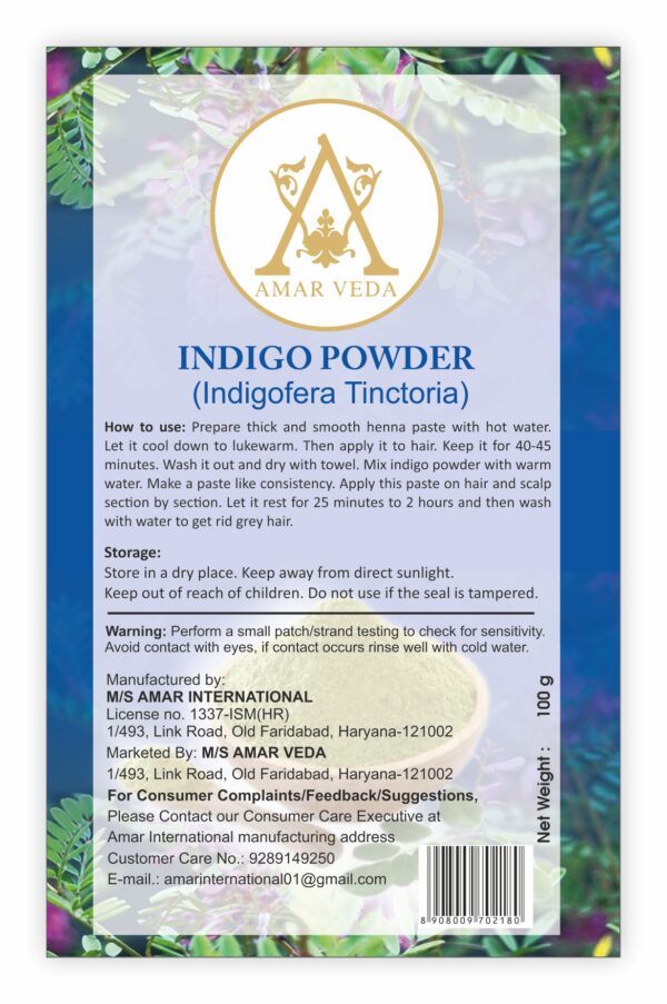 Amar Veda Organic Indigo Powder