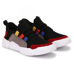 Generic Men Black Color Canvas Material  Casual Sneakers