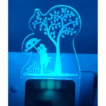 Romantic Couple Under Tree AC Adapter Night Lamp