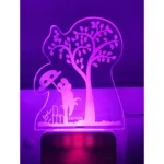 Romantic Couple Under Tree AC Adapter Night Lamp