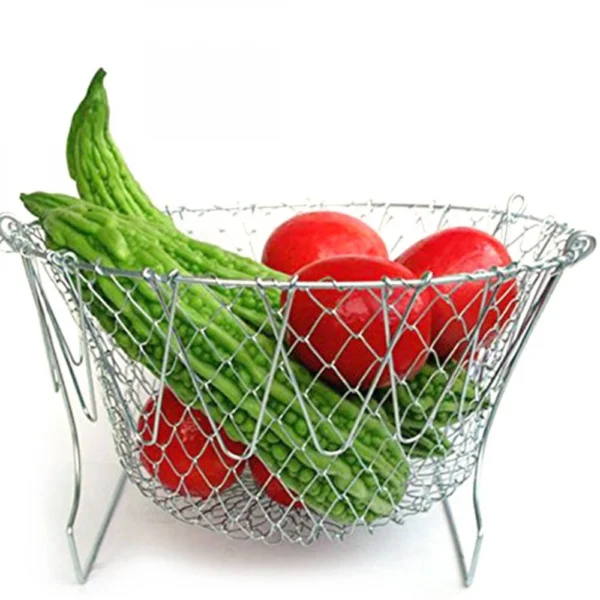 Generic Foldable Strainer Chef Basket