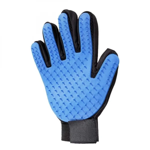 Pack Of_2 True Touch 5 Finger Deshedding Glove (Color: Assorted)