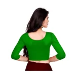 Women's Stretchable Readymade Blouse Cotton Lycra (Size-Free Size ,Neck Type-Round)