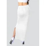 Dermawear Women's Saree Shapewear (Model: SS_406_Saree Shaper, Color:White, Material: 4D Stretch)