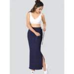 Dermawear Women's Saree Shapewear (Model: SS_406_Saree Shaper, Color:Navy Blue, Material: 4D Stretch)