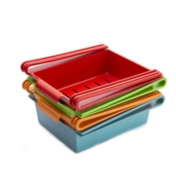 Generic Pack Of_5 Fridge Organizer (Color: Assorted)