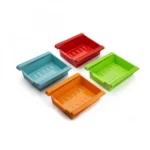 Generic Pack Of_5 Fridge Organizer (Color: Assorted)