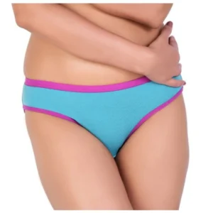 Women's Pack Of 3 Cotton Bikini Panty (Blue)