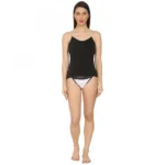 Women's Cotton SpandexCotton Camisole (Black)