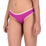 Women's Pack Of 3 Cotton Bikini Panty (Wine Pink)