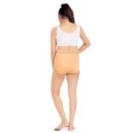 Women's Cotton Blend Adjustable Band Maternity Panty (Sandal Wood)