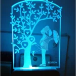 Romantic Couple AC Adapter Night Lamp