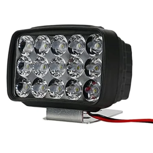 Pack Of 2 15 Led White Bike Led Light Driving Waterproof Headlights Fog Lamp Lighting (White)