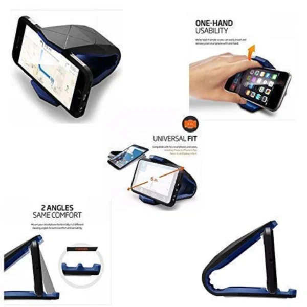 Mobile Holder For Car Dashboard (Black)