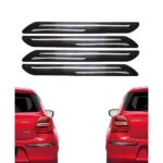 Set Of 4 Universal Car Bumper Protector Guard (Black)