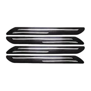 Set Of 4 Universal Car Bumper Protector Guard (Black)