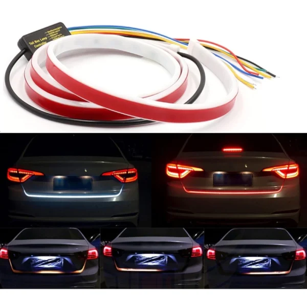 Car Dicky Light With Indicator .Brake Light Car Fancy Lights ( Multicolor)