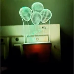 Fly With Dream Balloons AC Adapter Night Lamp