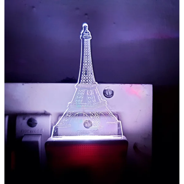 Eiffel tower AC Adapter Night Lamp