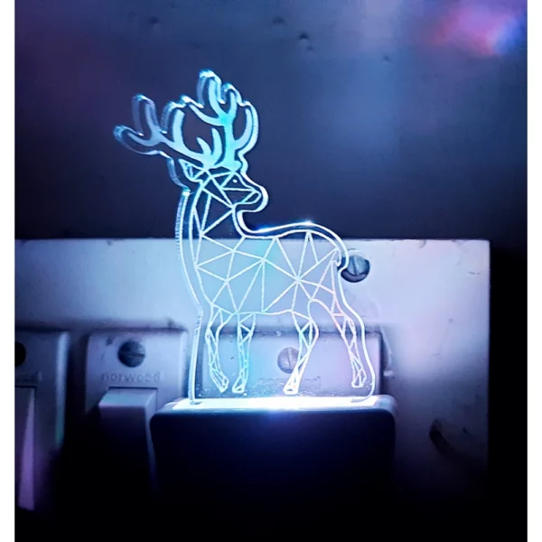 Deer AC Adapter Night Lamp