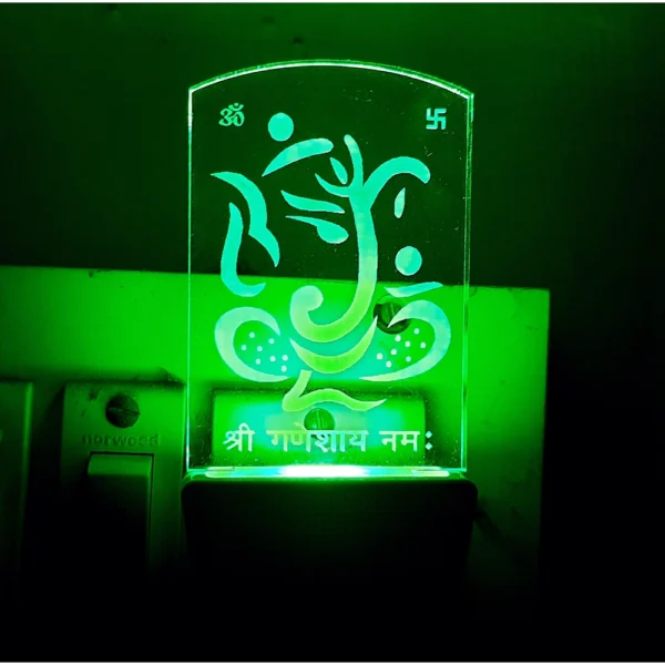 Designer Ganesha AC Adapter Night Lamp