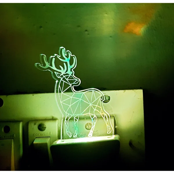 Deer AC Adapter Night Lamp