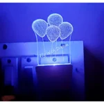 Fly With Dream Balloons AC Adapter Night Lamp