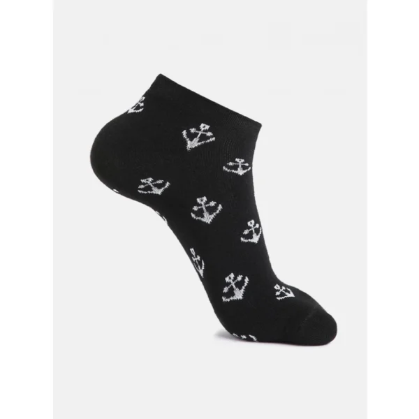 4 Pairs Unisex Casual Cotton Blended Printed Ankle length Socks (Assorted)