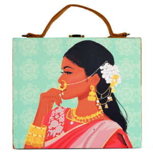 Vistu Woman Indian Bride Clutch