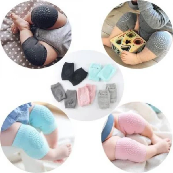 Pack Of 2 Baby Knee Pads For Crawling (Color: Assorted)