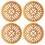 Wooden Coasters for Tea Coffee (Set of 4)