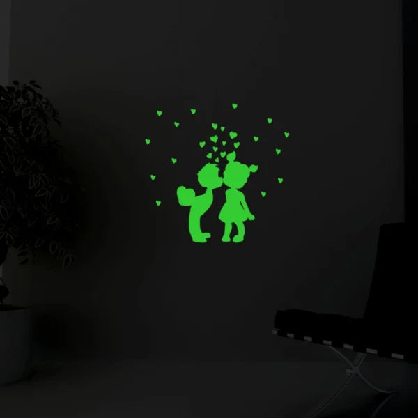 Green Galaxy Of Stars Radium Wall Sticker