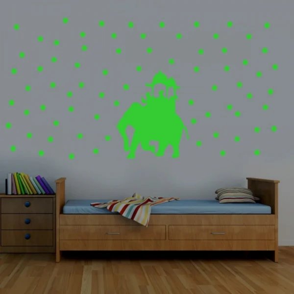 Green Kids Room Decor Radium Wall Sticker