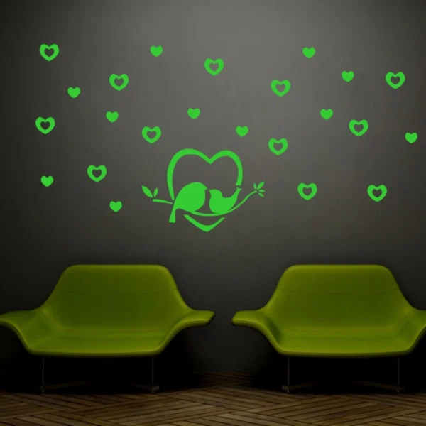 Green Radium Wall Sticker