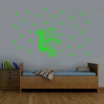 Green Kids Room Decor Radium Wall Sticker