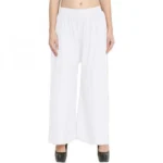 Women's Rayon Palazzo (Color:White)