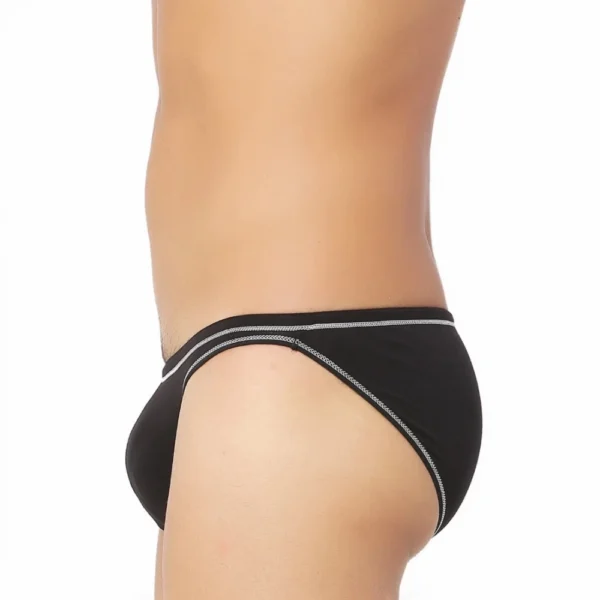 Men's Bamboo Spandex Designer Underwear (Black)